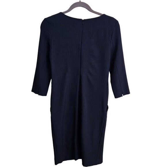 MM Lafleur Etsuko Dress First Green Pockets 3/4 Sleeve Designer Size 2 - Picture 3 of 7